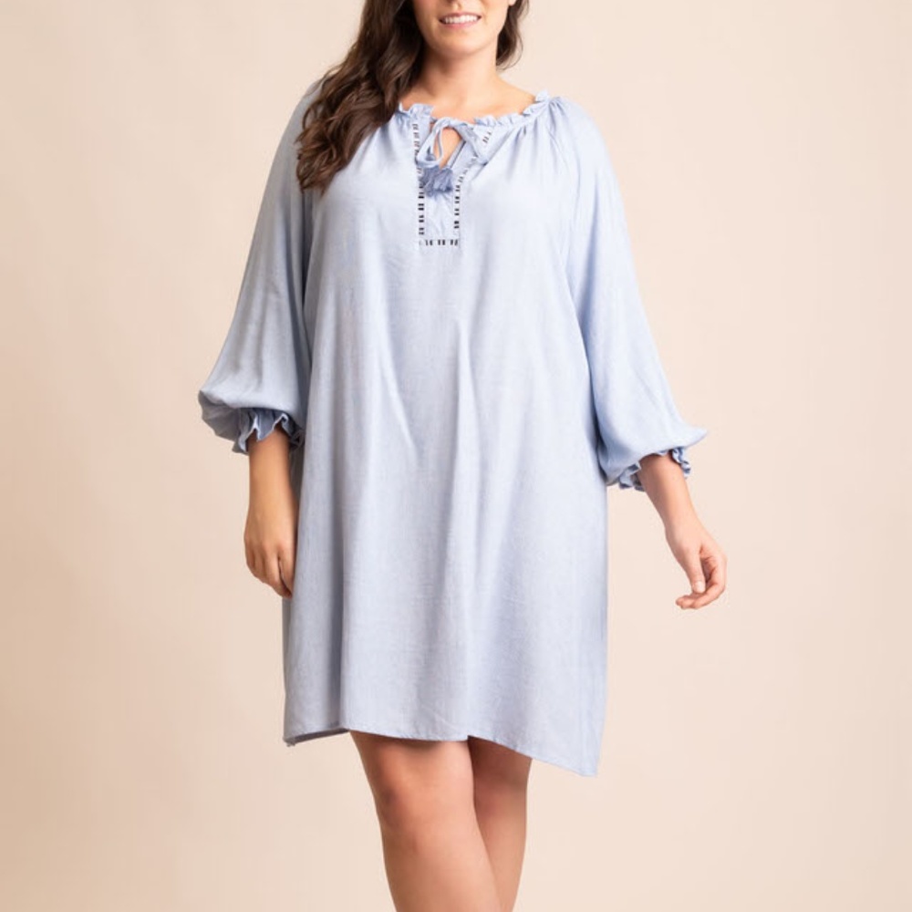 PLUS SIZE MINI DRESS